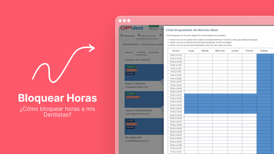Como utilizar: Bloquear Horas